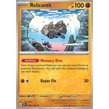 Relicanth 084/162 Holo