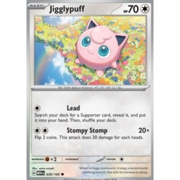 Jigglypuff 039/165 Reverse...