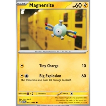 Magnemite 081/165 Reverse Holo