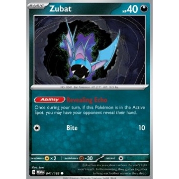 Zubat 041/165 Reverse Holo