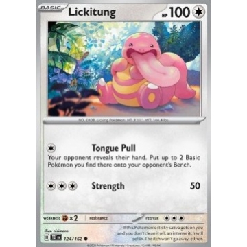 Lickitung 124/162 Reverse Holo