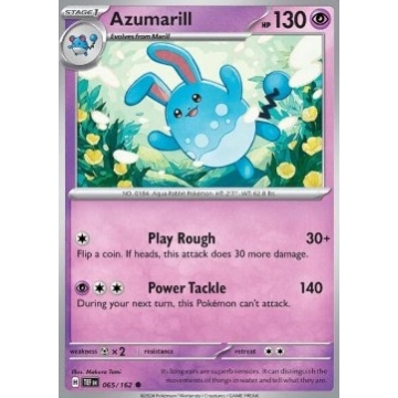 Azumarill 065/162 Reverse Holo